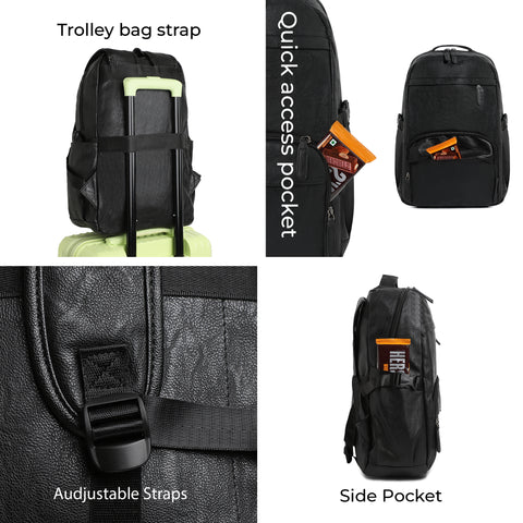 The Adventure Backpack - Midnight Black