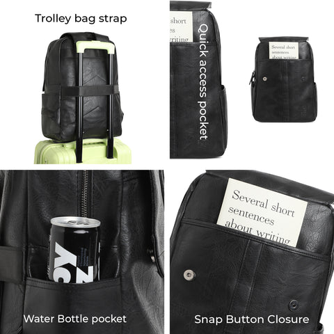 The Enigma Backpack - Grease Black