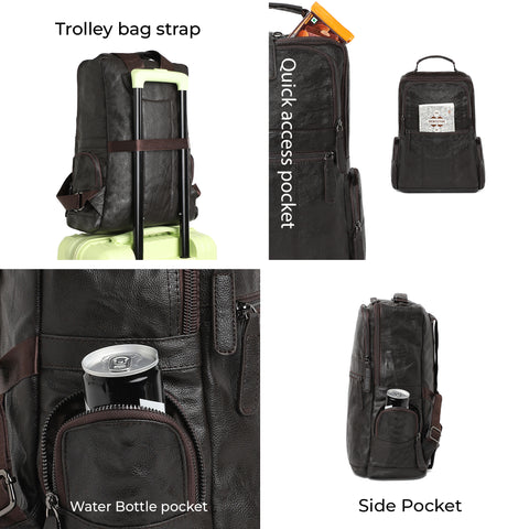 The Urban Safari Backpack - Mocha Brown