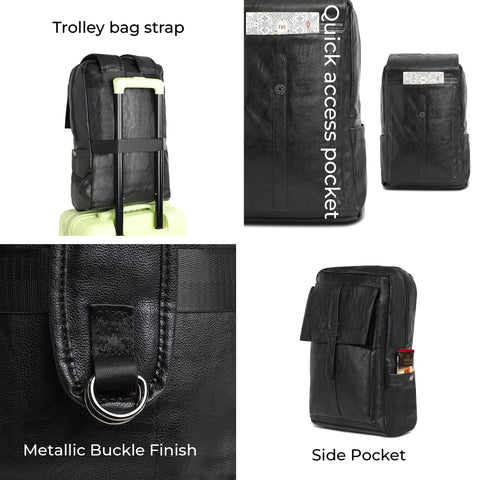 The Pioneer Backpack - Onyx Black