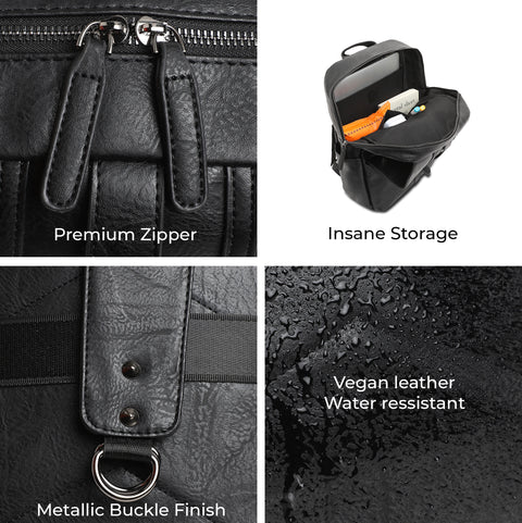 The Enigma Backpack - Grease Black