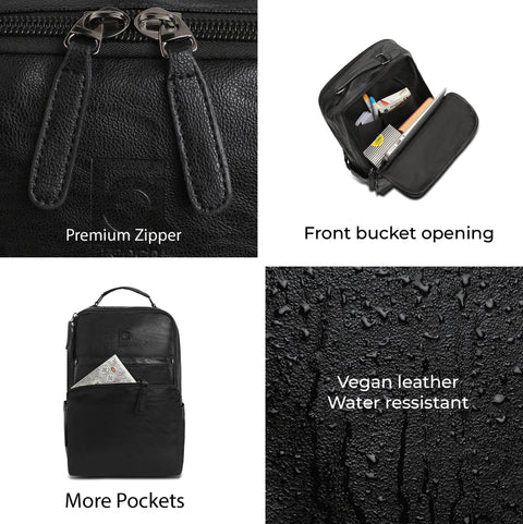 The Metropolitan Backpack - Coal Black