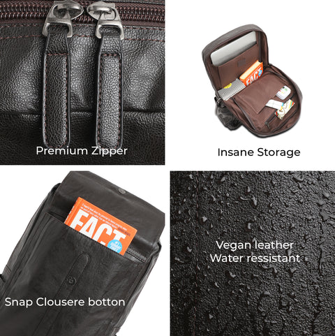 The Pioneer Backpack - Chocolate Brown