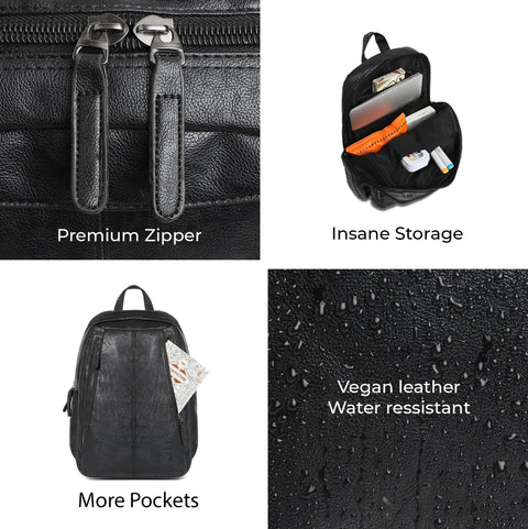 The Daily Dynamo Backpack - Onyx Black