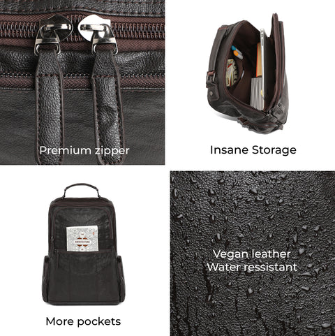 The Urban Safari Backpack - Mocha Brown