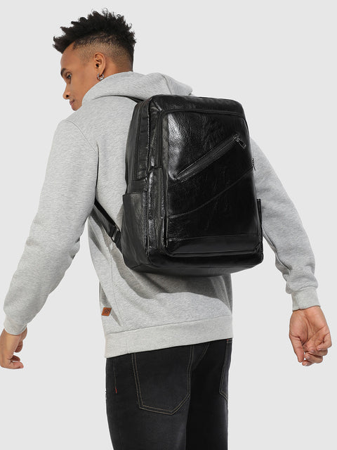 The City Backpack - Grease Black