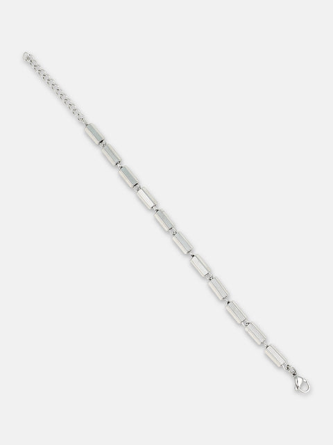 The Vessel Link Bracelet - Metallic Silver