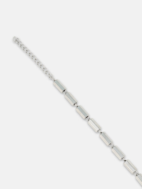 The Vessel Link Bracelet - Metallic Silver
