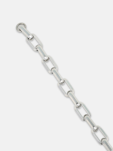 The Industrial Link Bracelet - Metallic Silver