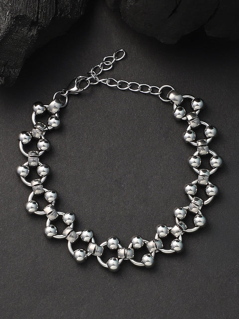 The Astro Link Bracelet - Metallic Silver