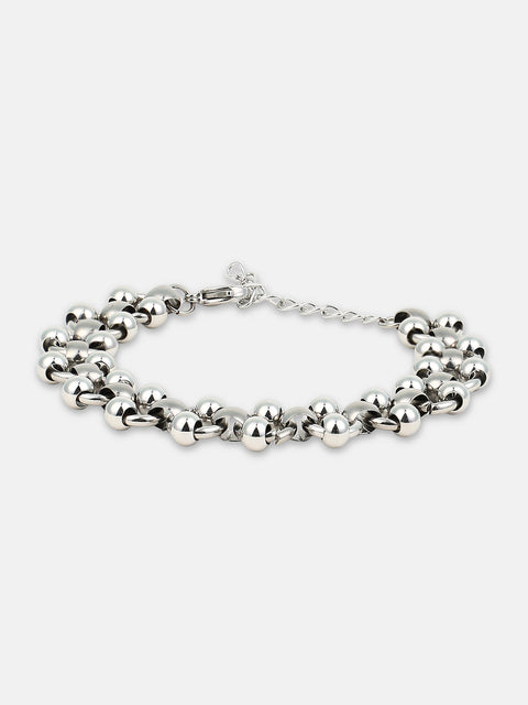 The Astro Link Bracelet - Metallic Silver