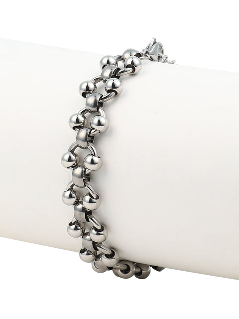 The Astro Link Bracelet - Metallic Silver