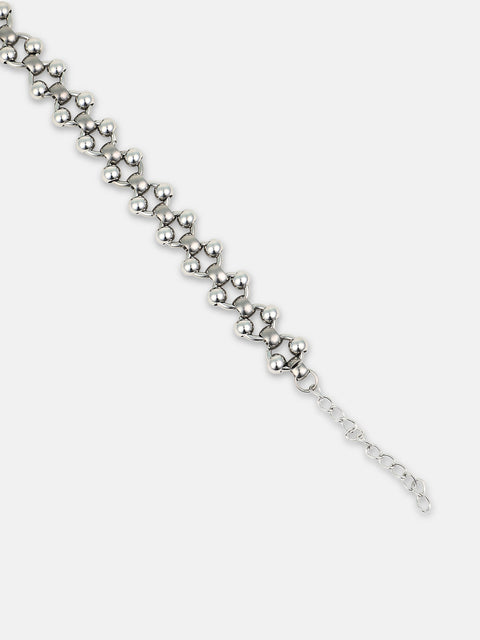 The Astro Link Bracelet - Metallic Silver