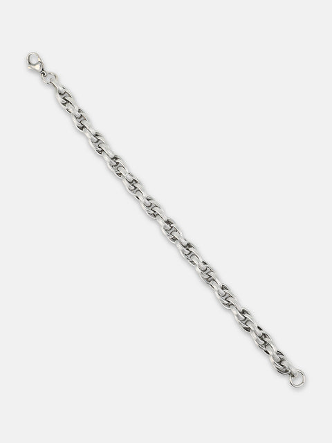 The Intertwine Link Bracelet - Metallic Silver
