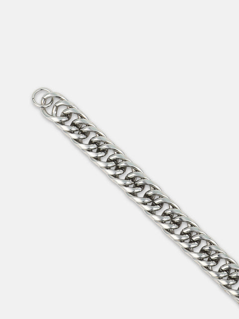 The Maxi-Chain Link Bracelet - Metallic Silver