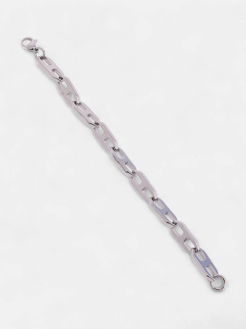 The Gear Chain Bracelet - Metallic Silver