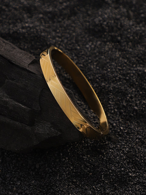 The Heringbone Bangle Bracelet