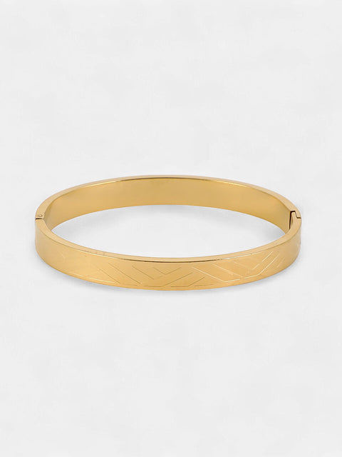 The Heringbone Bangle Bracelet