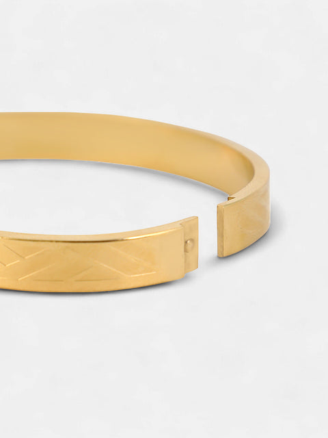 The Heringbone Bangle Bracelet