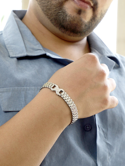 The Cross H-Link Chain Bracelet