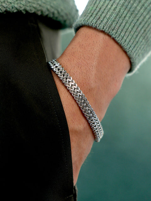 The Sleek-Mesh Chain Bracelet