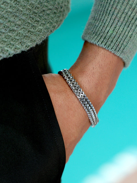 The Sleek-Mesh Chain Bracelet