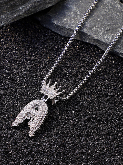 The Drip Alphabet A Pendant Necklace