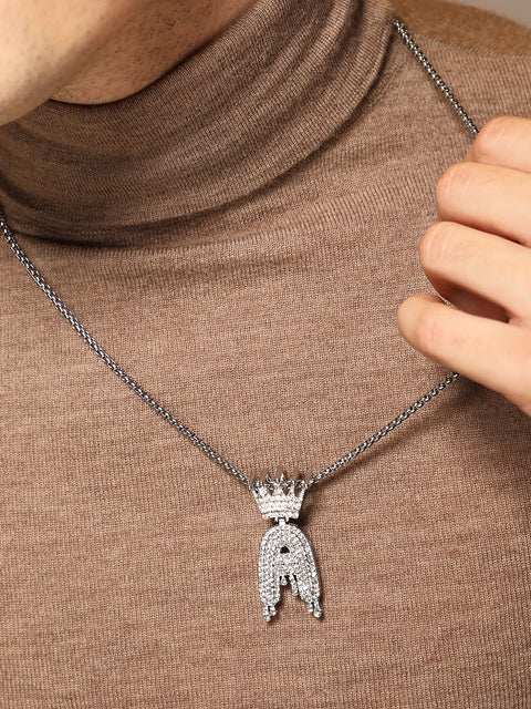 The Drip Alphabet A Pendant Necklace