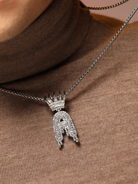 The Drip Alphabet A Pendant Necklace