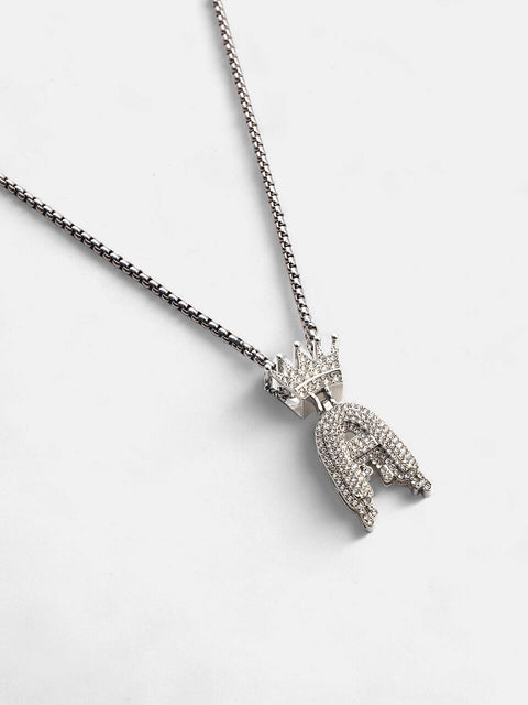 The Drip Alphabet A Pendant Necklace