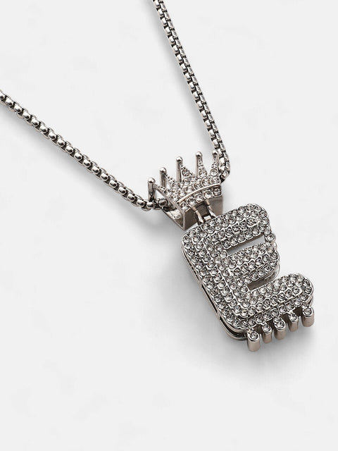 The Drip Alphabet E Pendant Necklace