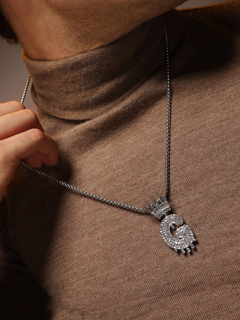 The Drip Alphabet G Pendant Necklace