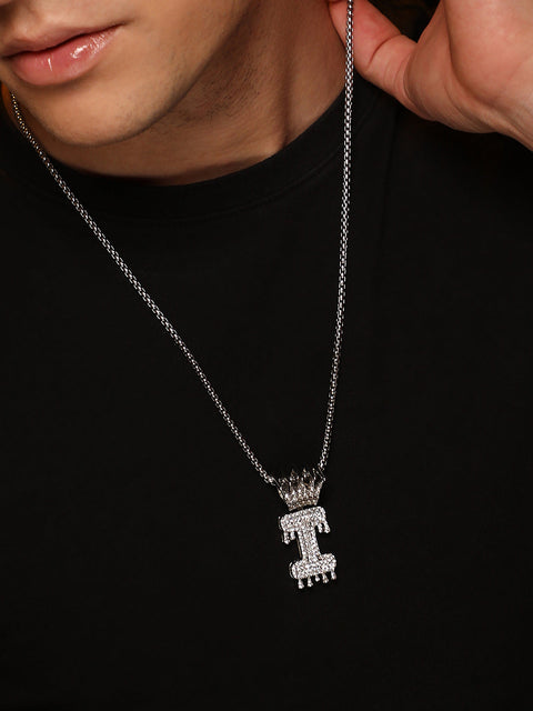 The Drip Alphabet I Pendant Necklace