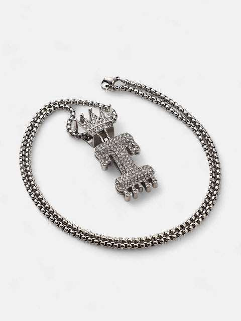 The Drip Alphabet I Pendant Necklace