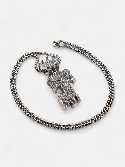 The Drip Alphabet J Pendant Necklace