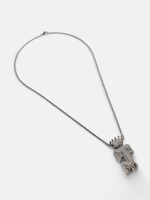 The Drip Alphabet J Pendant Necklace