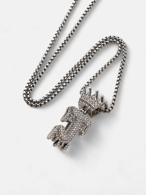 The Drip Alphabet J Pendant Necklace