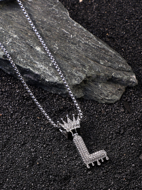The Drip Alphabet L Pendant Necklace