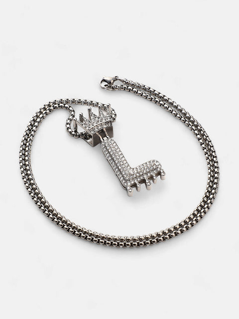 The Drip Alphabet L Pendant Necklace
