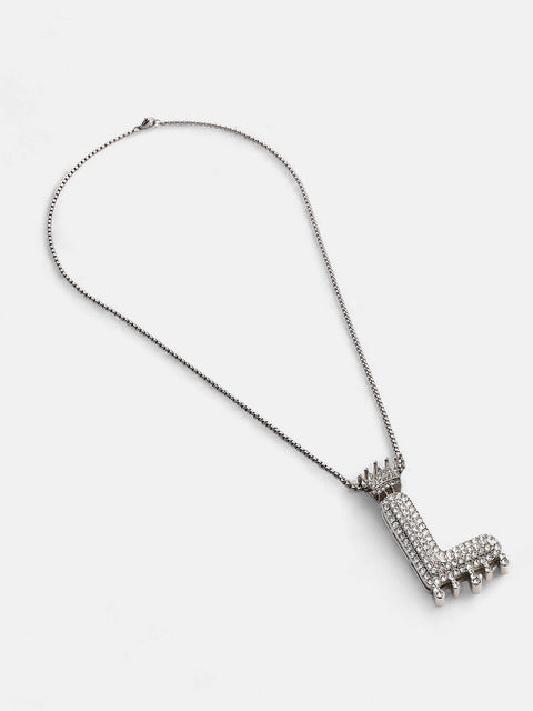 The Drip Alphabet L Pendant Necklace
