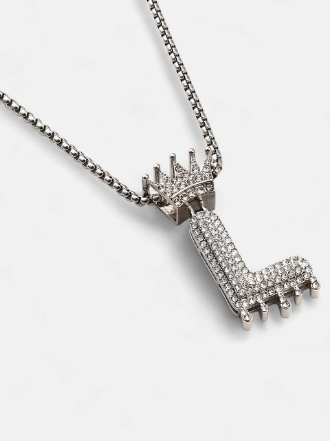 The Drip Alphabet L Pendant Necklace