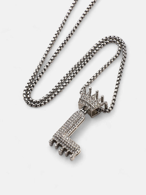 The Drip Alphabet L Pendant Necklace