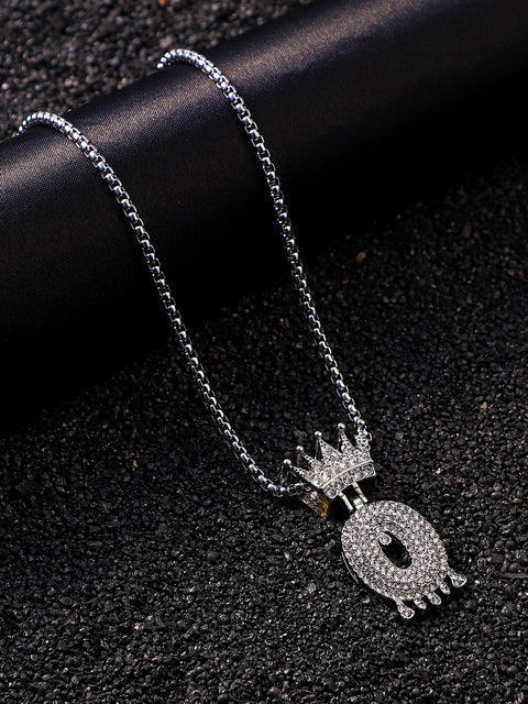 The Drip Alphabet O Pendant Necklace