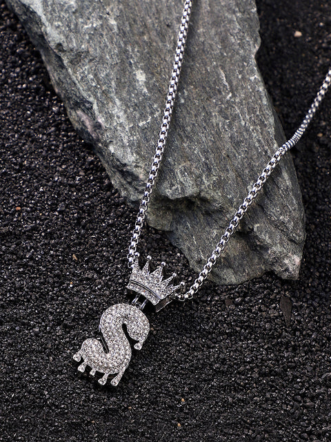 The Drip Alphabet S Pendant Necklace