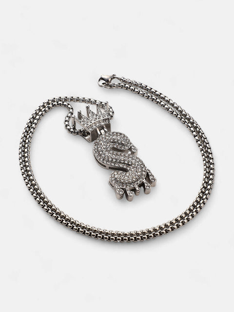 The Drip Alphabet S Pendant Necklace