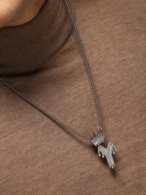 The Drip Alphabet Y Pendant Necklace