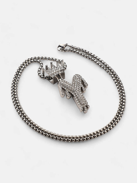 The Drip Alphabet Y Pendant Necklace