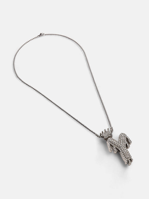 The Drip Alphabet Y Pendant Necklace