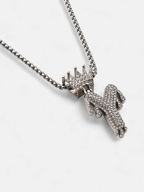 The Drip Alphabet Y Pendant Necklace