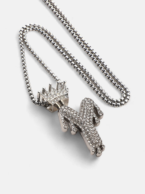 The Drip Alphabet Y Pendant Necklace